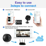 1080P HD Mini Wifi Wireless IP Hidden Spy Camera Security Cam Network Monitor