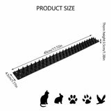 12pc Bird Spikes Human Cat Possum Mouse Pest Control Spiked Fence Wall