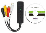 USB 2.0 VHS Tapes Tape to DVD VCR Audio Video Converter Capture Card Adapter PC