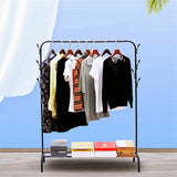 Clothes Garment Coat Hanger Rack Organiser Hat Hook Stand Shoes Storage Metal