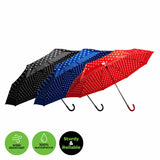 Umbrellas Polka Dot Design & Cover Case Compact Sturdy 93cm Home Master®