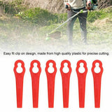 50 Pcs Blades for KULLER BOSCH OZITO Garden Yard Plastic For Grass Trimmer