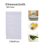 Cheese Cloth Cheesecloth Strainer Muslin Tea Juice Tofu Milk Cooking Mesh Filter