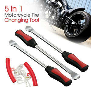 5 in 1 Motorcycle Motorbike Practical Spoon Tire Irons Lever Tyre Changing Tool