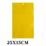 Yellow Sticky Glue paper Insect Trap Catcher Killer Fly Aphids Wasp