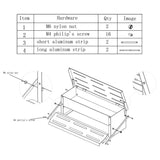 8.2L Automatic Chicken Food Feeder Treadle Self Opening Feed Galvanized