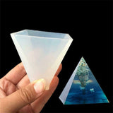 Pyramid Silicone Mold Making Jewelry DIY Polymer Clay Resin Casting Craft Mould