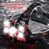 Ultra bright T6 Headlamp Rechargeable Head Torch Lamp Fishing Camping Worklight New