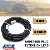 10m Ready to Use50Amp Anderson Plug Extension Lead 6mm TwinCore Automotive Cable