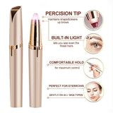 Electric Eyebrow Trimmer Finishing Touch Flawless Brows Hair Remover LED Light