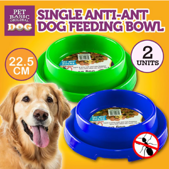2x Dog Anti-Ant Gulp Pet Slow Slip Food Healthy Feed Interactive Dish Bowl