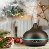 LED 500ml Air Humidifier Purifier Essential Oil Aroma Diffuser Aromatherapy Lamp