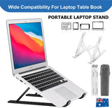 Laptop Cooling Stand Notebook Foldable Adjustable Bracket Portable Tablet Holder