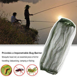 2pcs MOSQUITO HAT NET Head Protector Bee Bug Mesh Insect Fishing Wide Brim Cap