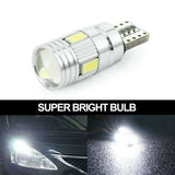 T10 LED 6SMD W5W 5630 168 194 12V Car Wedge Dash Canbus Parking Side White Light