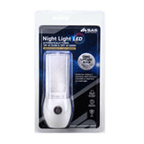 LED Night Light Automatic Sensor Lamp Plug In Activating Bedroom Hallway