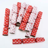 12PCS Luxury Christmas Crackers Bon Bons 29cm x 4cm Gold Red White