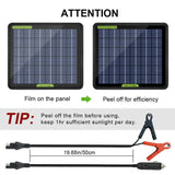 10W 5W Solar Panel Kit 12V Trickle Car Battery Charger Waterproof Boat