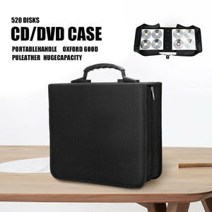 520 Disc CD DVD Case Wallet Storage Holder Booklet Album Folder Bag Box Sleeves