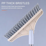 2 in 1 Floor Brush- Scrub Brush Bath Wiper 120° Rotating Head Home Cleaning Tool