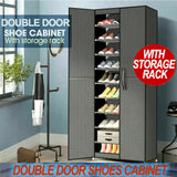 10 Tiers Shoe Rack Stackable Storage Holder Fabric Cabinet Wardrobe Organiser