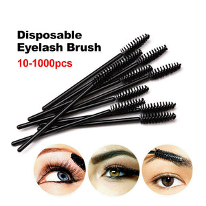 500pcs Disposable Mascara Wands Eyelash Brush Applicator