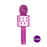 Karaoke Microphone Speaker Wireless Bluetooth Handheld Mic USB Player KTV WS858