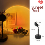 Romantic Sunset Projection Lamp LED Floor Rainbow Night Light Home Living Decor