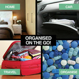 Daily Weekly 1st Care 7 Day Pill Wallet Box Organizer & Tablet Storage Dispenser