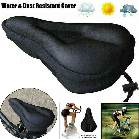3D Bike EXTRA Comfort Soft Gel Pad Comfy Cushion Saddle Seat Cover Bicycle Cycle