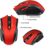 2.4GHz 6D 2000 DPI USB Wireless Optical Gaming Mouse Laptop Desktop PC Led Mice