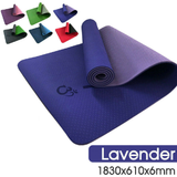 TPE Yoga Mat Eco Friendly Exercise Fitness Gym Pilates Non Slip Dual Layer