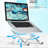 Laptop Cooling Stand Notebook Foldable Adjustable Bracket Portable Tablet Holder