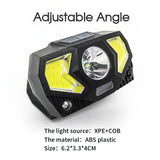 Brand New LED Head Torch Headlight COB Camping Headlamp USB Rechargeable Flashlight Lamp