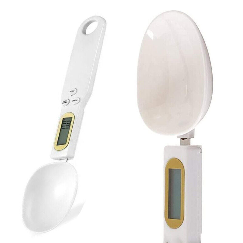 Digital Electronic Food Scale Measuring Spoon Spice Weight Kitchen LCD ...