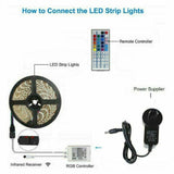 5M RGB 5050 LED Strip light SMD 44 Key Waterproof Remote 12V AU Power Full Kit