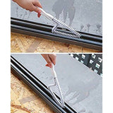 Track Cleaning Brush Triangle Window Gap Sliding Cleaner Door Dirt NylonBristles