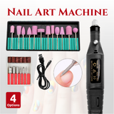 24File Electric Nail Drill Bits Tool Kit Machine Acrylic Manicure Art Pen Shaper