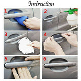 2x 4PCS Car Vinyl Handle Door Invisible Protector Films Scratches Car Stickers Hot