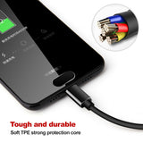 2in1 USB C Type-C to 3.5mm Headphone Jack Adapter AUX & Sync Data Charge Cable