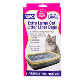 30 Pcs Waterproof Extra Large Cat Litter Liner Bags Fragrance Easy Dispose