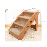 Pet Stairs Ramp Steps Portable Foldable Climbing Ladder Soft Washable Dog Cat