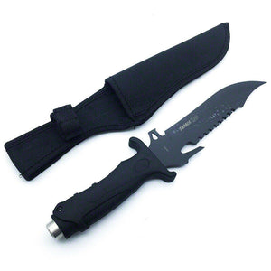 Camping Tactical Razor Sharp Survival Knife Bowie Pig Sticker With Nylon Sheath
