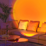 16Colors Rainbow Sunset Projection Lamp LED Modern Romantic Remote Control Light