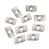 M3 M4 M5 Drop in Tee T-nuts 2020 T-slot For Aluminium Profile Extrusion 3D Print