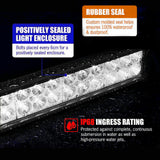 20inch LED Light Bar Slim Dual Row Flood Spot Combo Beam 4X4 Offroad