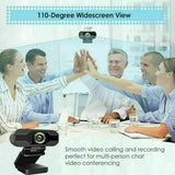 Webcam 1080P Full HD USB 2.0 For PC Desktop & Laptop Web Camera with Microphone