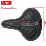 Bicycle Saddle Bike Seat Wide Extra Comfort Soft Cushion Cover Padded Sporty Pad