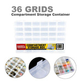 36 Compartment Container Storage Box