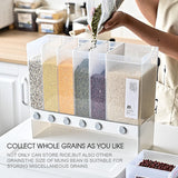 10Kg Kitchen Wall Rice Container Food Storage Case Bean Grain Cereal Dispenser